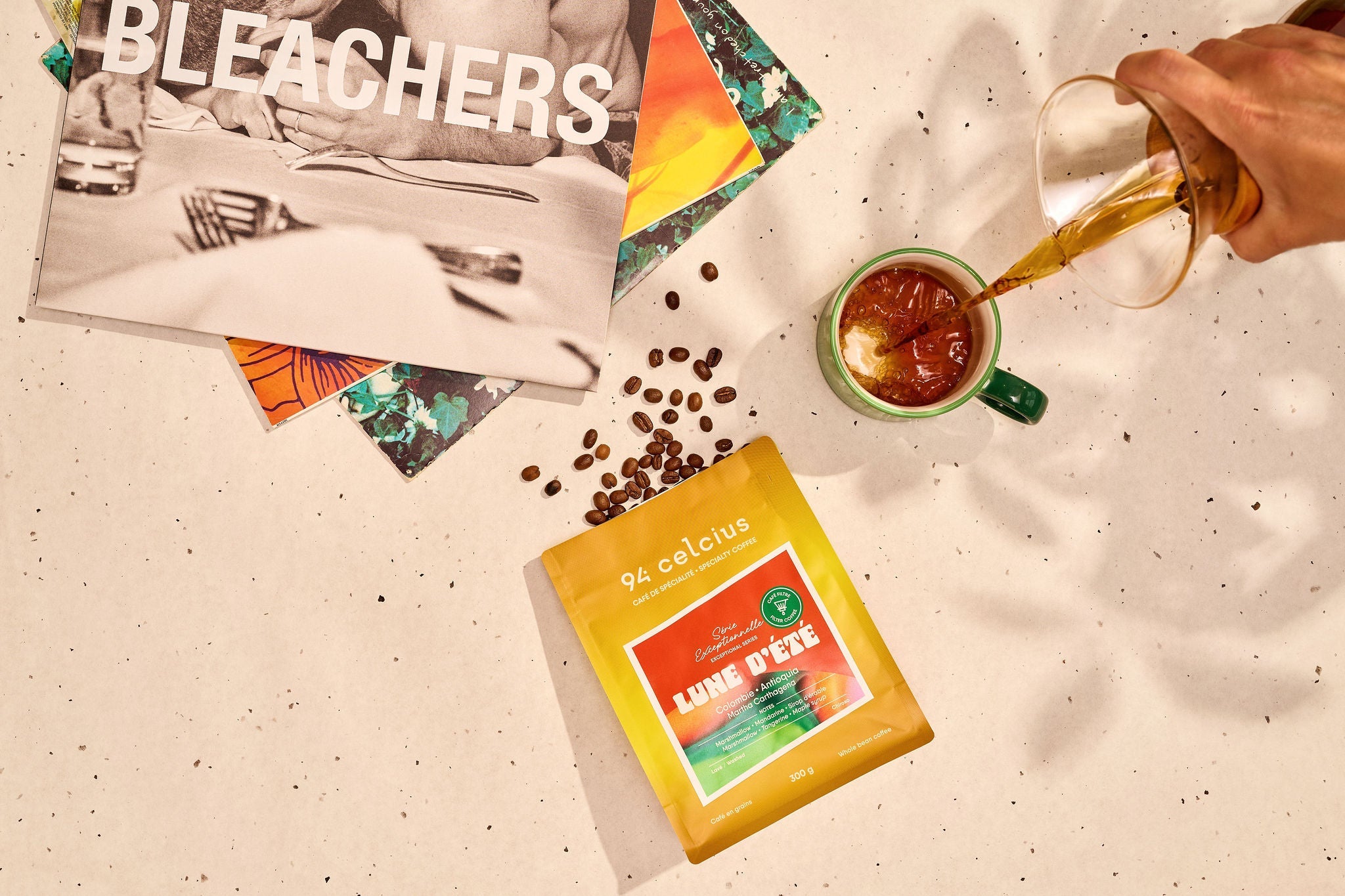 Préparation d'un café filtre