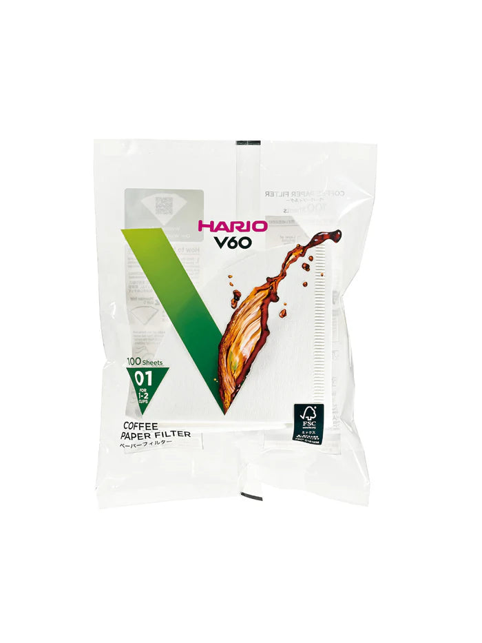 Filtres HARIO V60-01 (paquet de 100) - 94Celcius